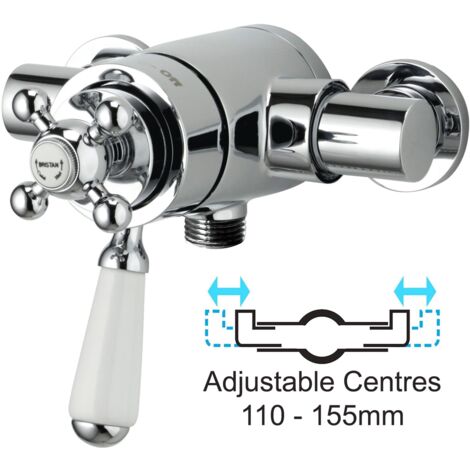 Bristan Regency Dual Exposed Mixer Shower with Shower Kit