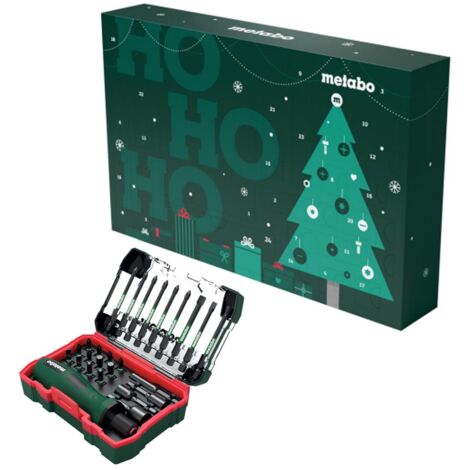 Metabo 2025 Christmas Advent Calendar XMS Tool Advent Gift Screwdriver Bit Set (1/4)
