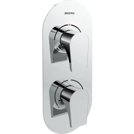 Bristan HOU SHCDIV C Hourglass Recessed Dual Control Shower Valve with Two outlet Diverter