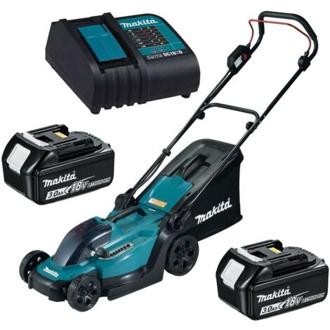 Makita DLM330RFE 18v LXT Cordless Lithium Battery Lawn Mower 33cm +2x3ah Battery (1/5)