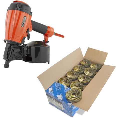Tacwise FCN55V Pneumatic Coil 57mm Air Framing Nailer + 14,400 2.1 X 35mm Nails (1/5)