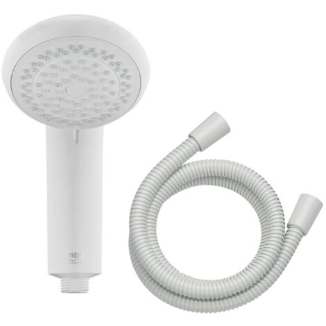 Mira Showers Advance Flex Electric Shower Head 3 Spray 90mm + White 1 ...