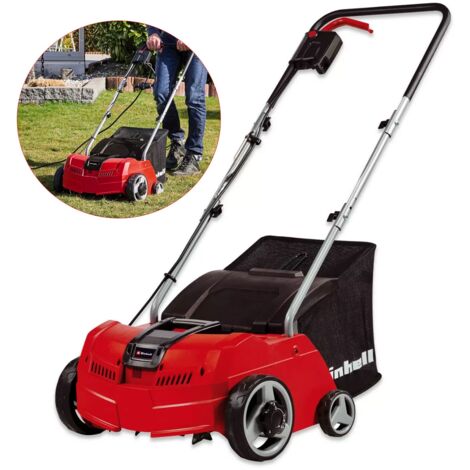 Einhell Electric Lawn Scarifier Aerator 31cm Rake 1200W GC-SA 1231/1 2-in-1 10m