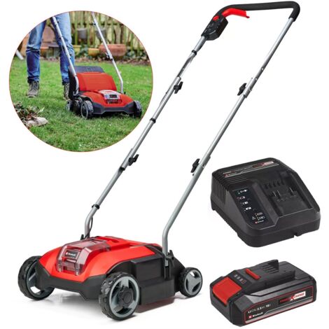 Einhell 18V Cordless Lawn Scarifier Aerator Brushless 28cm GC-SC 18/28 Li +2.5ah