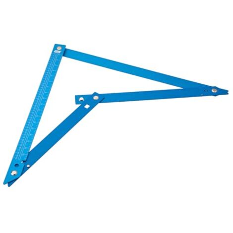 OX Pro 1200mm Aluminium Folding Square Measuring Framing Square with Carry Case (1/2)