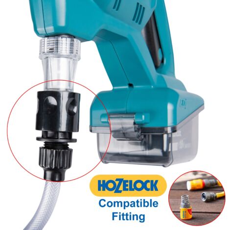 Makita DHW180Z LXT 18V Cordless Pressure Washer 5 In 1 Nozzle 24 Bar - Bare Unit