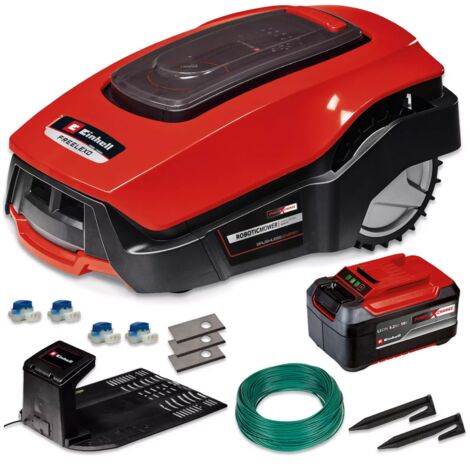Einhell Robot Lawn Mower 18V Kit FREELEXO 1200 LCD Power X-Change + 5Ah Battery