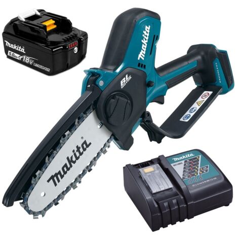 Makita DUC150Z 18v Cordless Brushless Chainsaw Pruning Saw 150mm 6"" 1 x 5.0ah (1/5)