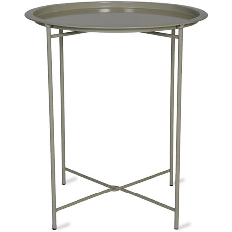 Garden Trading Rive Droite Bistro Coffee Side Table Clay Cream Outdoor Indoor