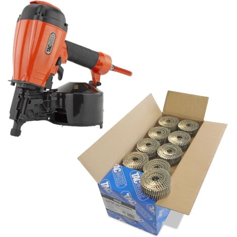 Tacwise FCN55V Coil 57mm Air Framing Nailer + 14,400 2.1 X 45mm Galvanised Nails (1/5)