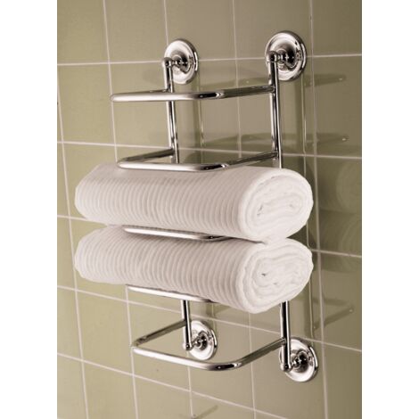 Bristan Towel Stacker Shelf Rail Holder Chrome