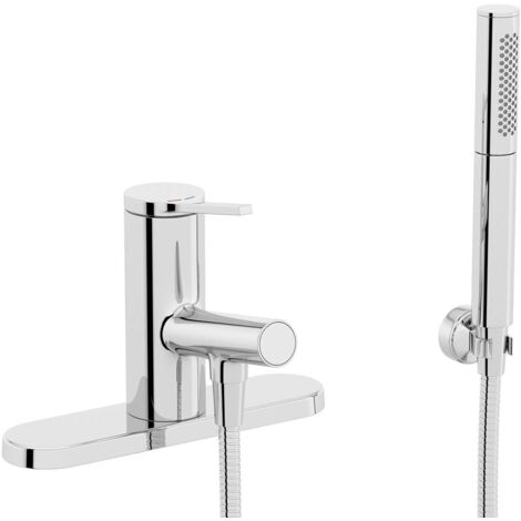 Mira Showers Evolve Bath Shower Mixer Tap Chrome + Shower Head + Hose 2.1816.005