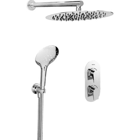 Bristan Hourglass Chrome Complete Shower Pack 3 - HOURGLASS-SHWR-PK3 (1/2)