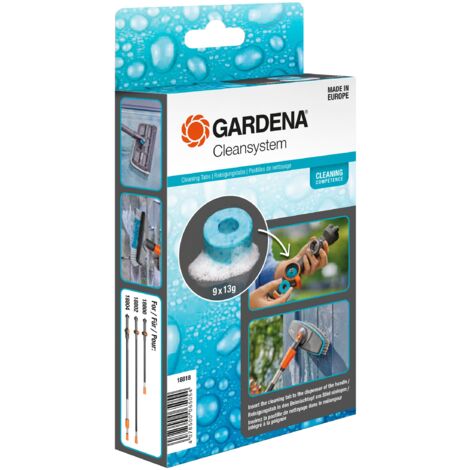 Gardena Cleansystem Cleaning Soap Shampoo Tabs Tablets 9 Pack Garden Hose Pipe (1/5)
