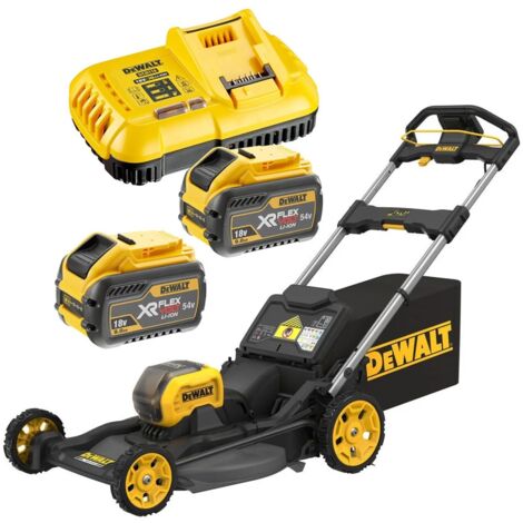 Dewalt DCMWP500X2 FlexVolt XR Brushless 53cm Push Lawn Mower 54V + Bag 2 x 9ah (1/5)