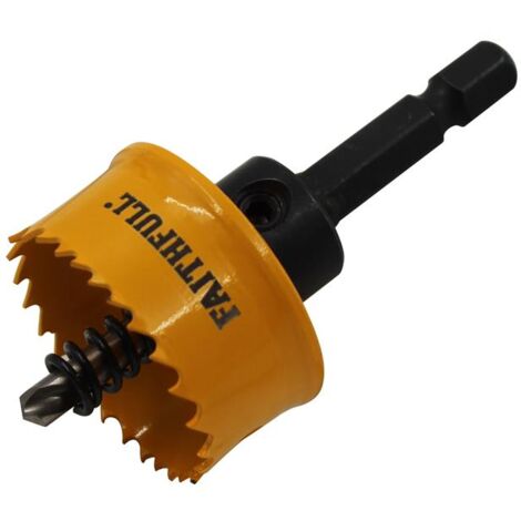 Faithfull Mini Holesaw 30mm - HSS Cobalt Teeth for Metal