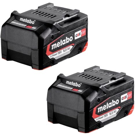 X2 Metabo Li-POWER 18v 5.2AH Battery CAS Compatible AIR COOL 18 V Battery (1/4)