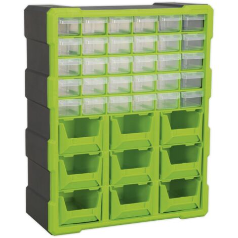 Sealey APDC39HV Cabinet Box 39 Drawer - Green/Black