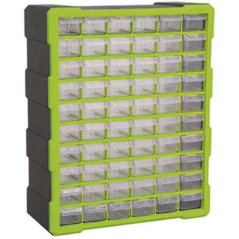 Sealey Cabinet Box 60 Drawer - Green/Black APDC60HV (1/5)