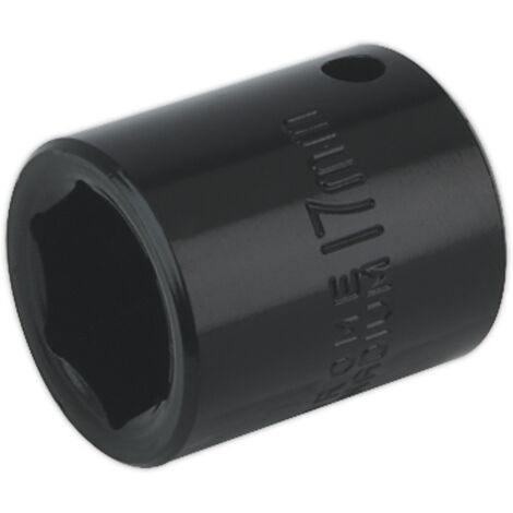 Sealey IS3817 Premier Impact Socket 3/8"Sq Drive 17mm