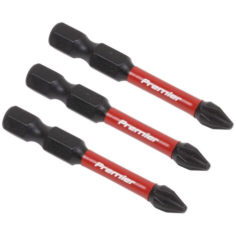 Sealey AK8230 Premier Phillips Impact Power Tool Bits 2 x 50mm 3pc (1/5)