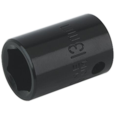 Sealey IS3813 Premier Impact Socket 3/8"Sq Drive 13mm