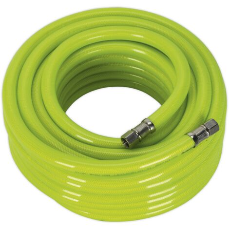 Sealey High-Visibility Air Hose with 1/4""BSP Unions 15m x 10mm AHFC1538