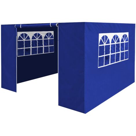 Sealey DG147 Dellonda Premium Gazebo/Marquee Side Walls/Doors/Windows, Fits 3 x 3m Models - Blue (1/5)