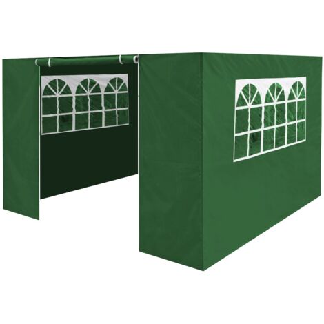 Sealey DG148 Dellonda Premium Gazebo/Marquee Side Walls/Doors/Windows, Fits 3 x 3m Models - Dark Green (1/5)