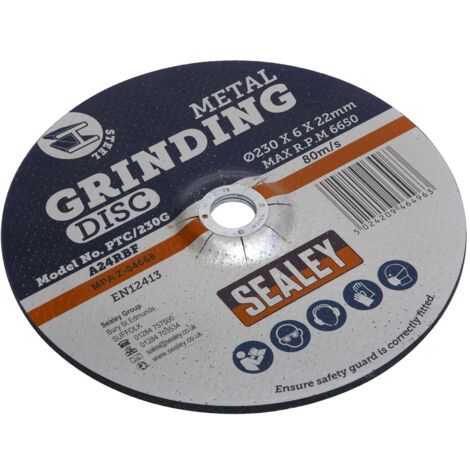 Sealey Grinding Disc �230 x 6mm �22mm Bore PTC/230G