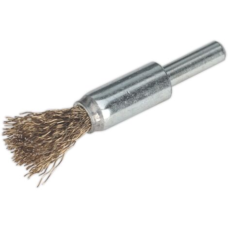 Sealey VS1802 Flat Top Crimped Wire Decarbonising Brush 13mm
