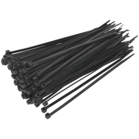 Sealey CT15036P100 Cable Tie 150 x 3.6mm, Black - Pack of 100