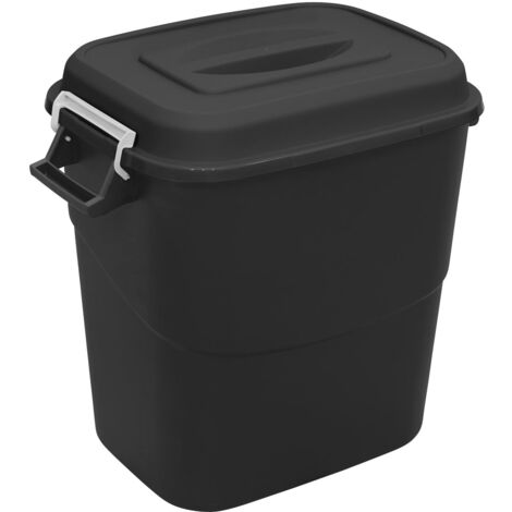 Sealey – 75L refuse/storage bin – Durable polypropylene – Fitted with lid latches and carry handles – Suitable for outdoor use (1/5)
