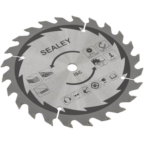 Sealey 150mm Cut-Off Saw Blade 1.6mm/10mm 24tpu CP20VCS.03 (1/2)