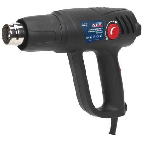Sealey HS107K 2000W Variable Temperature Heat Gun Kit 50-450°C/90-600°C (1/5)