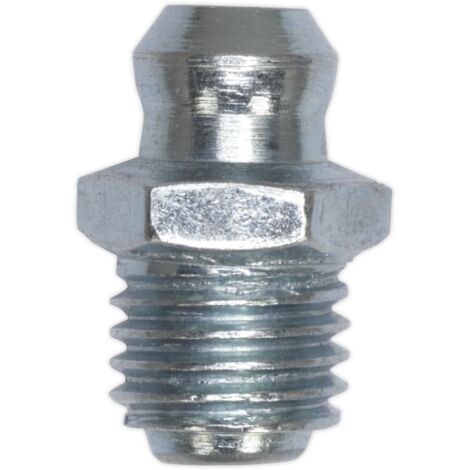 Sealey GNI16 Straight Grease Nipple 1/4""BSP Gas - Pack of 25 (1/2)