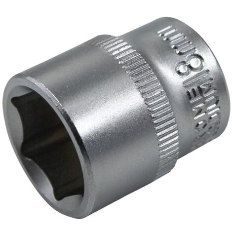 Faithfull Hex Socket 3/8in Drive 18mm FAISOC3818Q (1/2)