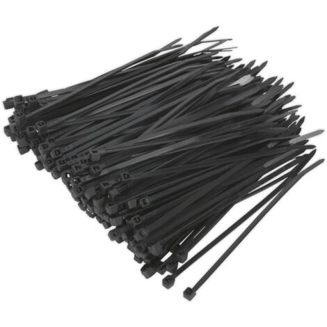 Sealey CT10025P200 Cable Tie 100 x 2.5mm, Black - Pack of 200