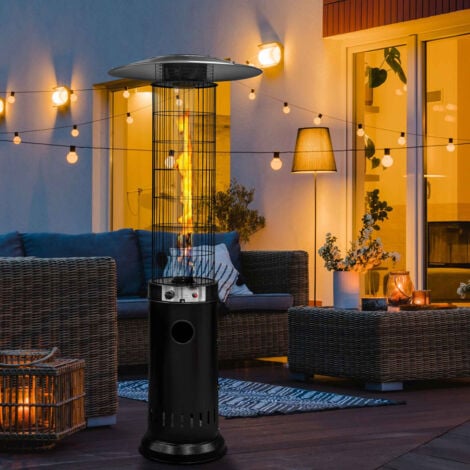 Sealey DG124 Dellonda Gas Patio Heater 13kW for Commercial & Domestic Use, Black