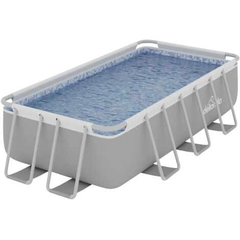Sealey DL21 Dellonda Deluxe Steel Frame Swimming Pool with Filter Pump 13ft
