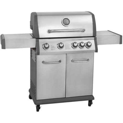 Sealey Dellonda Deluxe Gas BBQ Grill Stainless Steel Side Burner DG17