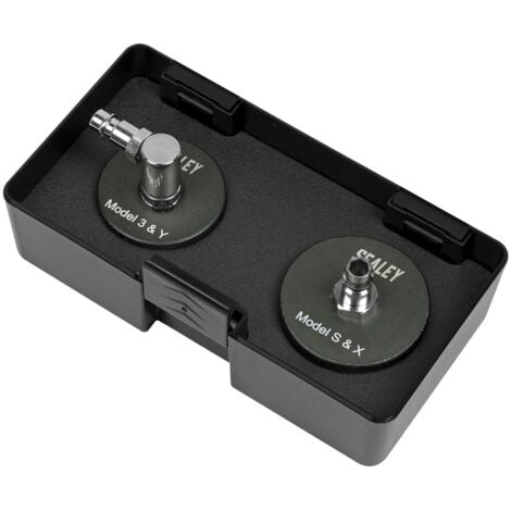 Sealey VS0204T Brake Pressure Bleeder Cap Set for Tesla