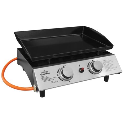 Dellonda DG21 2 Burner Portable Gas Plancha