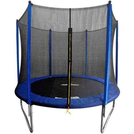Dellonda DL67 Heavy-Duty Outdoor Trampoline with Safety Enclosure Net 8ft (1/5)