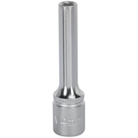 Sealey S1404D Premier Deep Socket 1/4"Sq Drive 4mm (1/2)