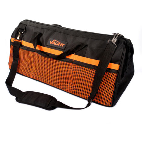 Vaunt Heavy Duty Tear Resistant Nylon Hard Bottom Canvas Tool Bag 24 Inch (1/4)