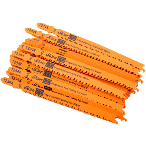 Vaunt Progressor Wood Cutting T234X Jigsaw Blades Pack of 25 Softwood Plywood (1/5)