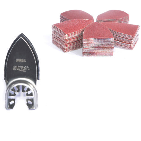 Vaunt 101 Piece Finger Sanding Pad For Multi Tool & Mixed Grit Sanding Sheets