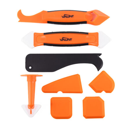 Vaunt Caulk Silicone Mastic Sealant 8 Piece Smooth Remove Tool Set V1205005 (1/5)