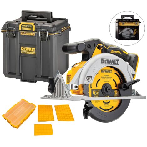 DeWalt 18v DCS565N XR Brushless Compact 165mm Circular Saw + Toughsystem Case